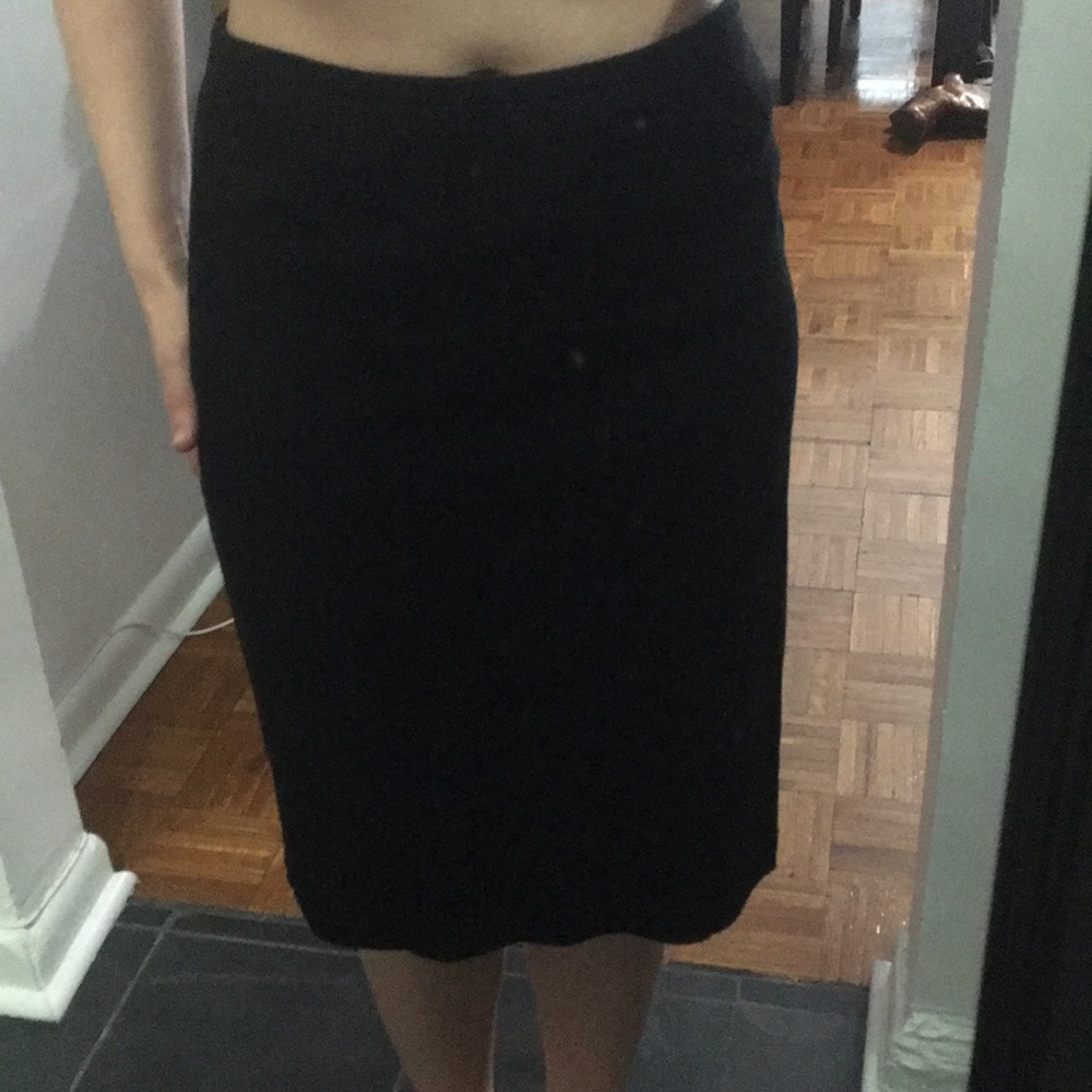 Hugo boss black pencil skirt